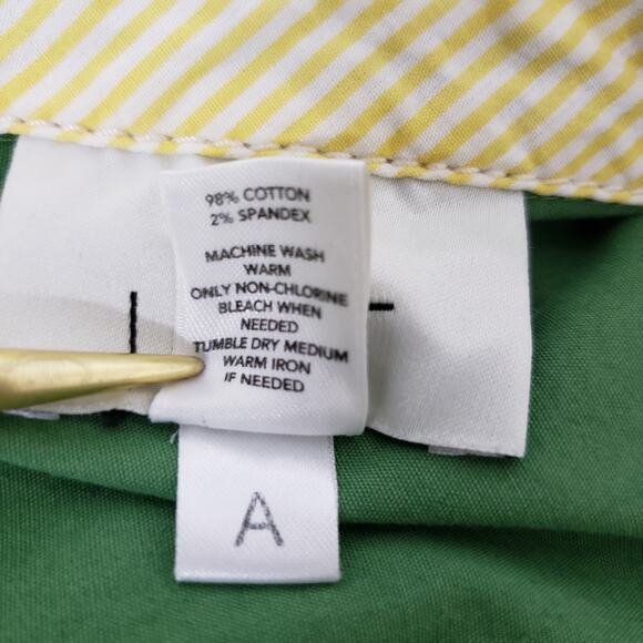 Ann Taylor LOFT Jacket Safari Utility Style Sz 8 Green Snap Closure Vintage y2k - Picture 11 of 12